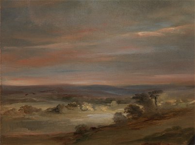 John Constable - A View on Hampstead Heath, Early Morning - Google Art Project. Free illustration for personal and commercial use.