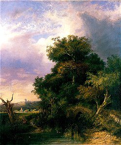John Berney Crome - View near Bury St Edmunds, Suffolk