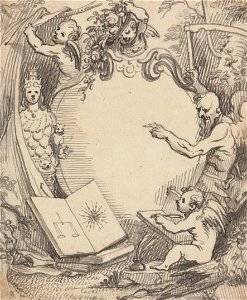 John Fayram - Design for a Frontispiece- Cupid Studying Nature - Google Art Project