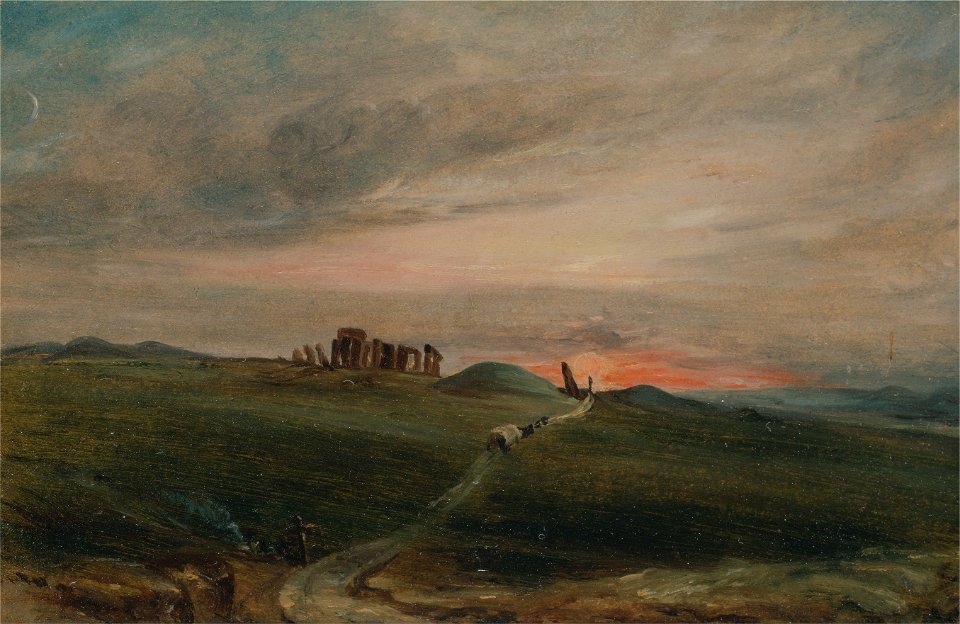 John Constable - Stonehenge at Sunset - Google Art Project