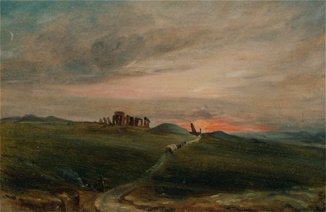 John Constable - Stonehenge at Sunset - Google Art Project