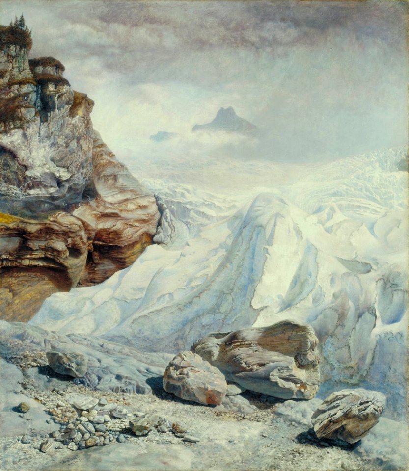 John Brett - Glacier of Rosenlaui - Google Art Project