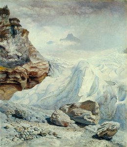John Brett - Glacier of Rosenlaui - Google Art Project. Free illustration for personal and commercial use.