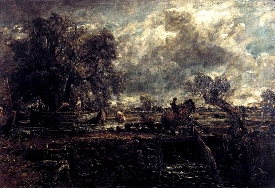 John Constable - Sketch for The Leaping Horse - WGA5196