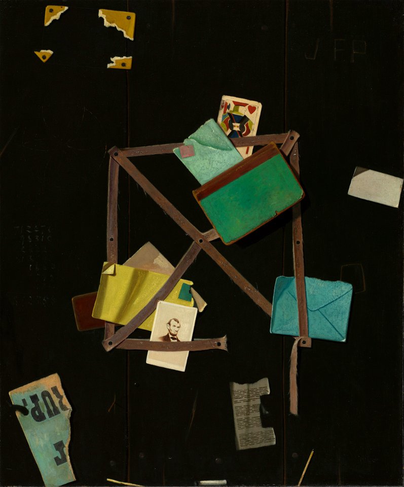 John F. Peto - Card Rack with a Jack of Hearts - 1973.30 - Cleveland Museum of Art