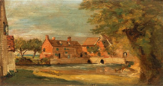 John Constable - Flatford Mill - Google Art Project (2395103). Free illustration for personal and commercial use.