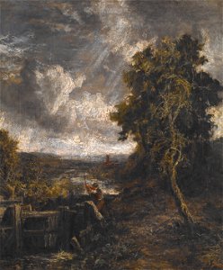 John Constable - East Bergholt - Lock on Stour - 53.20 - Indianapolis Museum of Art
