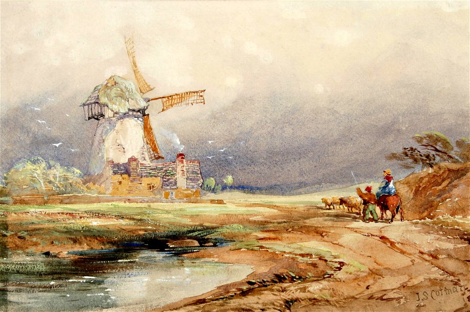 John Cotman - Windmill - Sarjeant Gallery