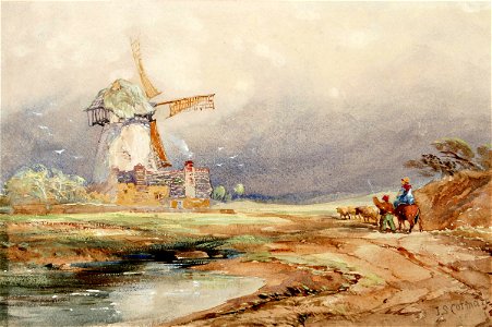 John Cotman - Windmill - Sarjeant Gallery