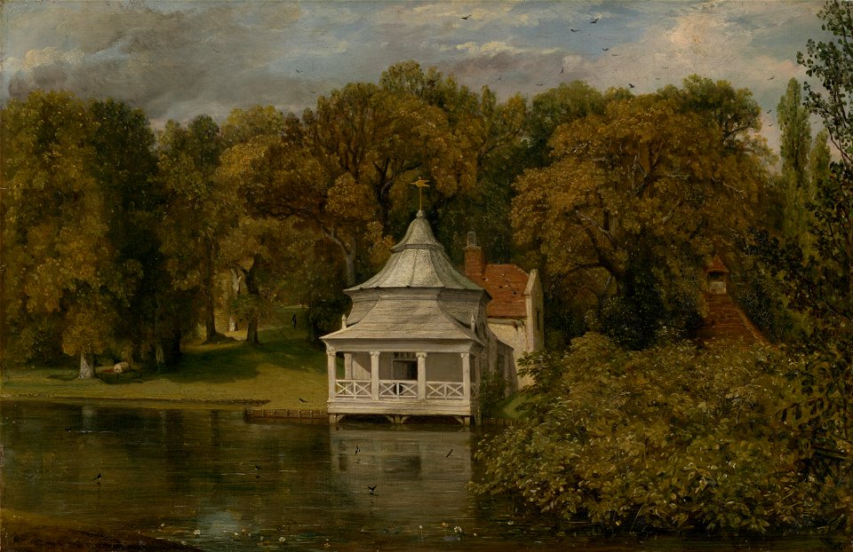 John Constable - The Quarters behind Alresford Hall - Google Art Project