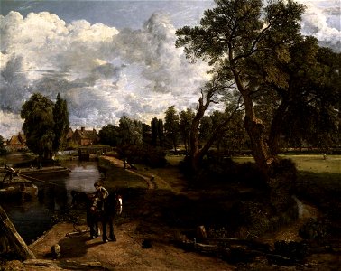 John Constable - Flatford Mill - WGA5188. Free illustration for personal and commercial use.