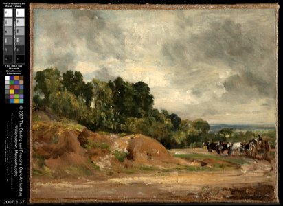 John Constable - Sandbanks and a Cart and Horses on Hampstead Heath - 2007.8.37 - Clark Art Institute