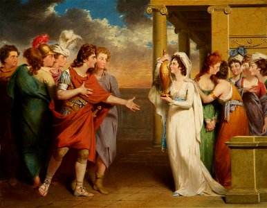 John Downman (1750-1824) - The Return of Orestes (private theatricals with Charles James Fox on the exterme left) - 1530108 - National Trust