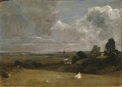 John Constable, Dedham from Langham. Free illustration for personal and commercial use.