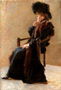 John Bauer - Portrait of an elegant lady