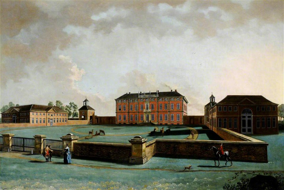 John Chapman (active 1750-1780) - The North Front of Beningbrough Hall - 1191214 - National Trust
