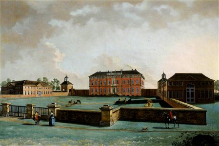 John Chapman (active 1750-1780) - The North Front of Beningbrough Hall - 1191214 - National Trust