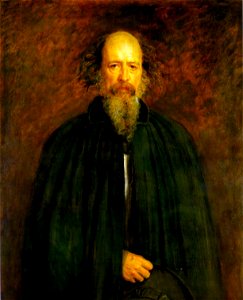 John everett millais portrait of lord alfred tennyson
