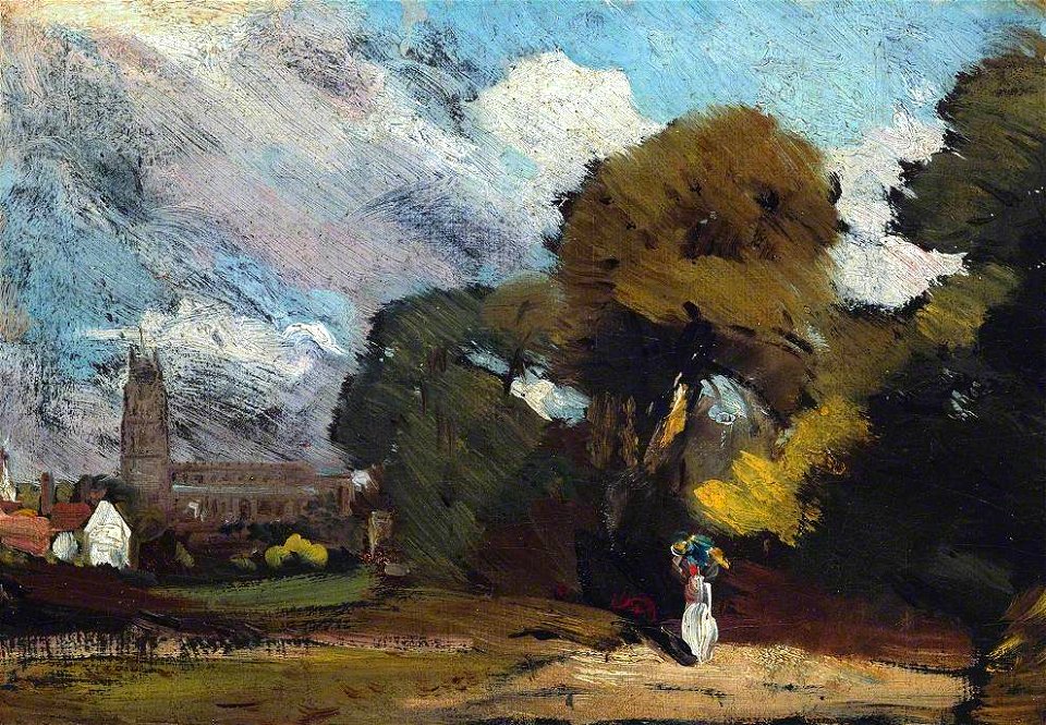 John Constable 1776 1837 Stoke By Nayland N01819 Tate Creazilla