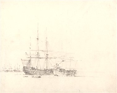 John Constable - Two Ships at Anchor - Google Art Project