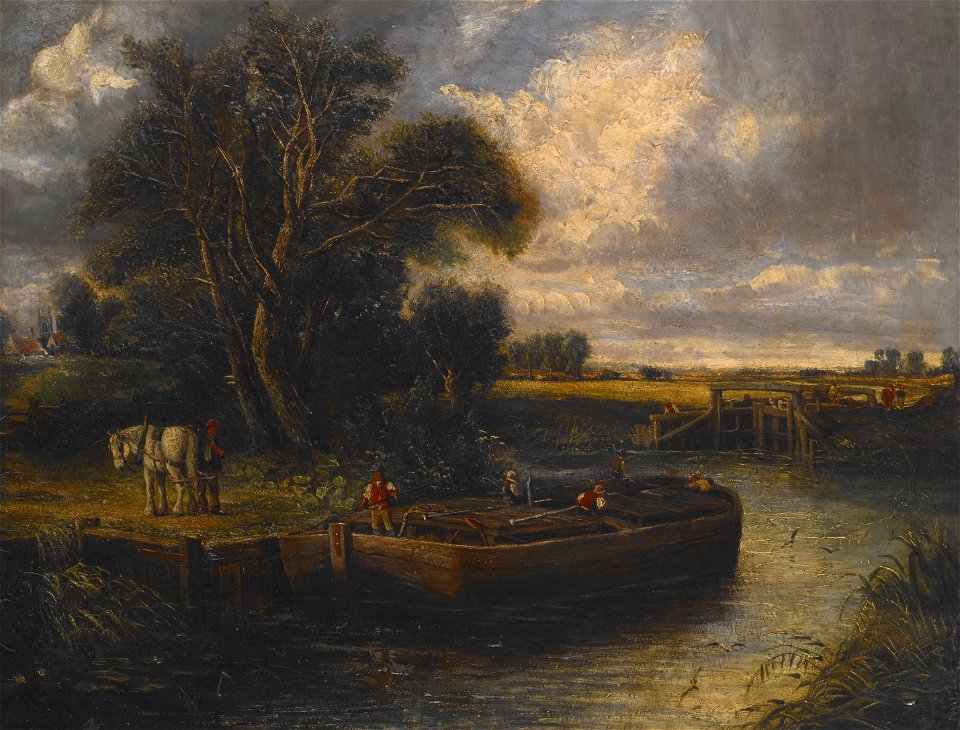 John Constable - Barge on the Canal - 69.78 - Indianapolis Museum of Art