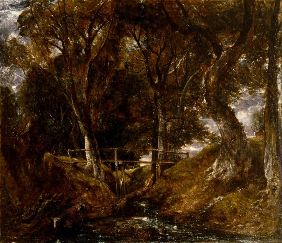 John Constable - The Dell at Helmingham Park - Google Art Project