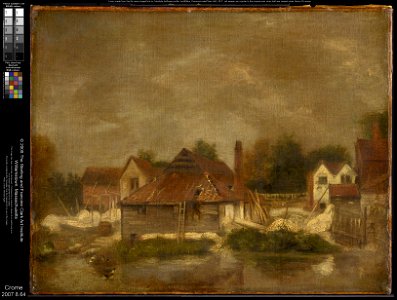John Crome - Sheds and Old Houses on the Yare - 2007.8.64 - Clark Art Institute