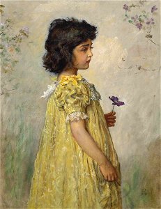 John Everett Millais - Pensive