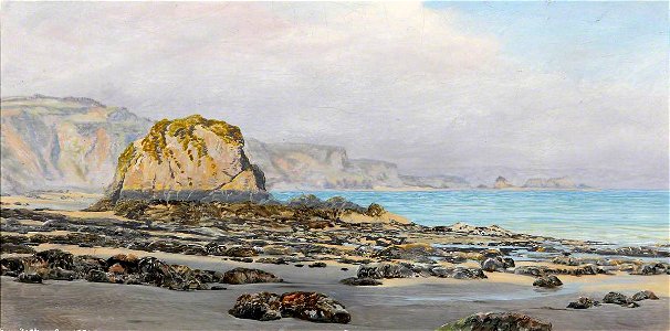 John Brett (1831-1902) - Skag Rock, Pembrokeshire - 1288973 - National Trust