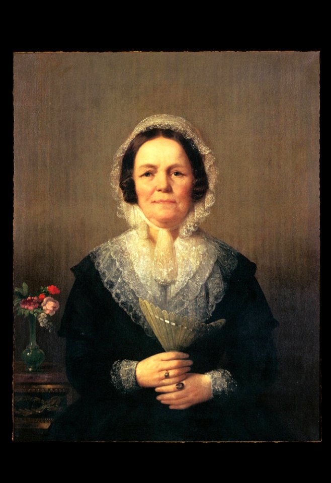 John Gadsby Chapman - Mrs. William Bradford Jr. (née Suzanne Vergereau Boudinot, 1764–1854) - y1966-259 - Princeton University Art Museum