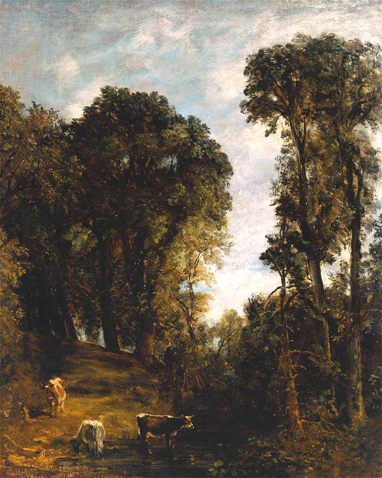 John Constable (1776-1837) - Trees at Hampstead - N02659 - National Gallery