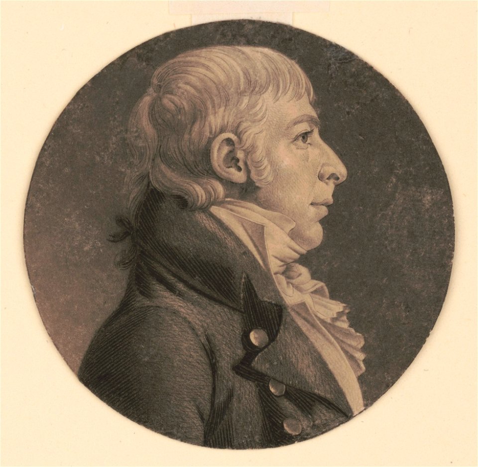 John Dennis, head-and-shoulders portrait, right profile LCCN2007675917