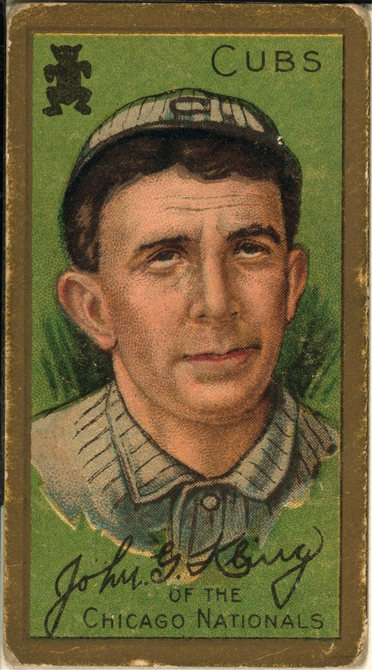 John G. Kling, Chicago Cubs, baseball card portrait LCCN2008677461