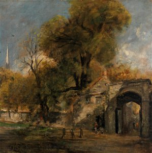 John Constable - Harnham Gate, Salisbury - Google Art Project. Free illustration for personal and commercial use.