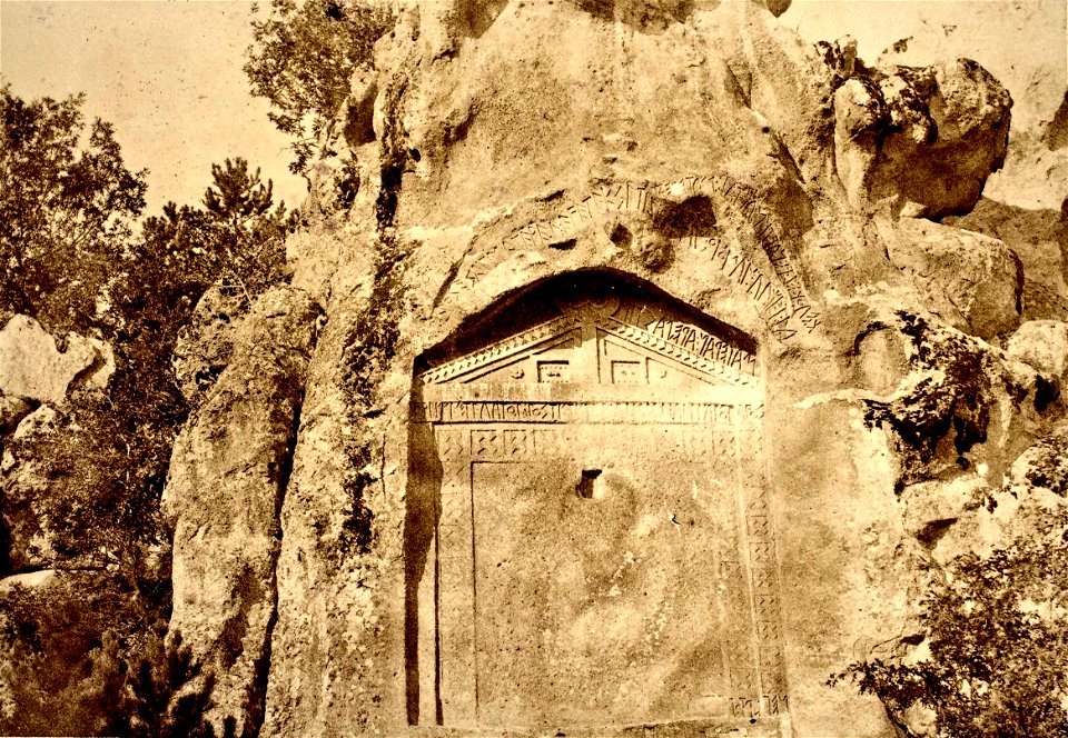 John Henry Haynes. Sepulchral monument, royal tombs of Phrygia (id.13993423)