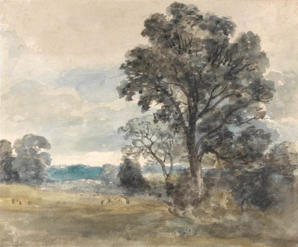 John Constable - Landscape at East Bergholt - Google Art Project