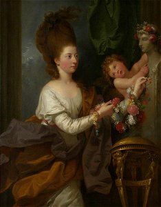 John Downman (1750-1824) - Mary Palmer (1759–1847), Lady Beauchamp-Proctor, Sacrificing to Hymen (after Benjamin West) - 781636 - National Trust