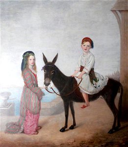 John Edgar Williams (c.1821-1891) - Sir Bruce Chichester (1842–1881), 2nd Bt of Arlington, and His Sister, Caroline (1839–1873), Later Lady Clay, as Children - 987418 - National Trust