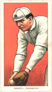 John Ganzel, Rochester Team, baseball card portrait LCCN2008677028