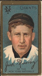 John J. Murray, New York Giants, baseball card portrait LCCN2008677498