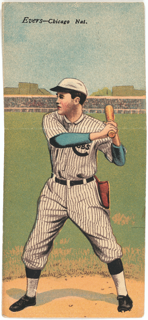 John Evers-Frank Chance, Chicago Cubs, baseball card portrait LCCN2007683863