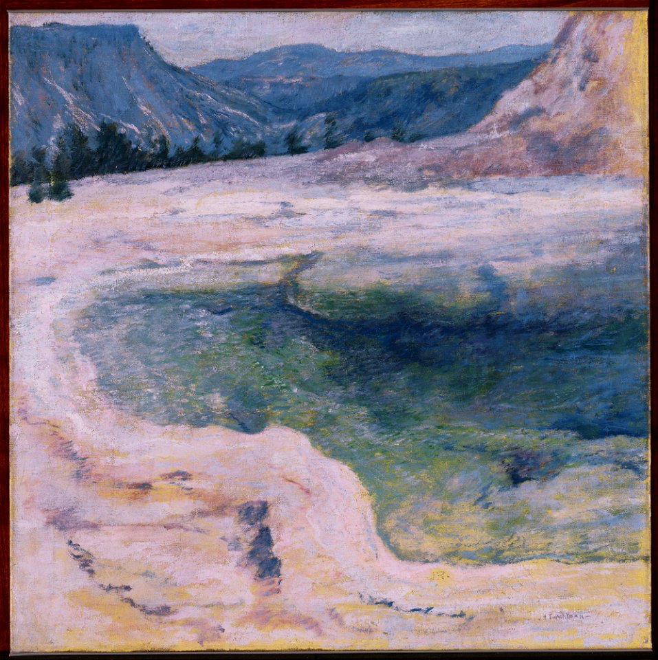 John Henry Twachtman - The Emerald Pool - Google Art Project