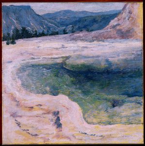 John Henry Twachtman - The Emerald Pool - Google Art Project