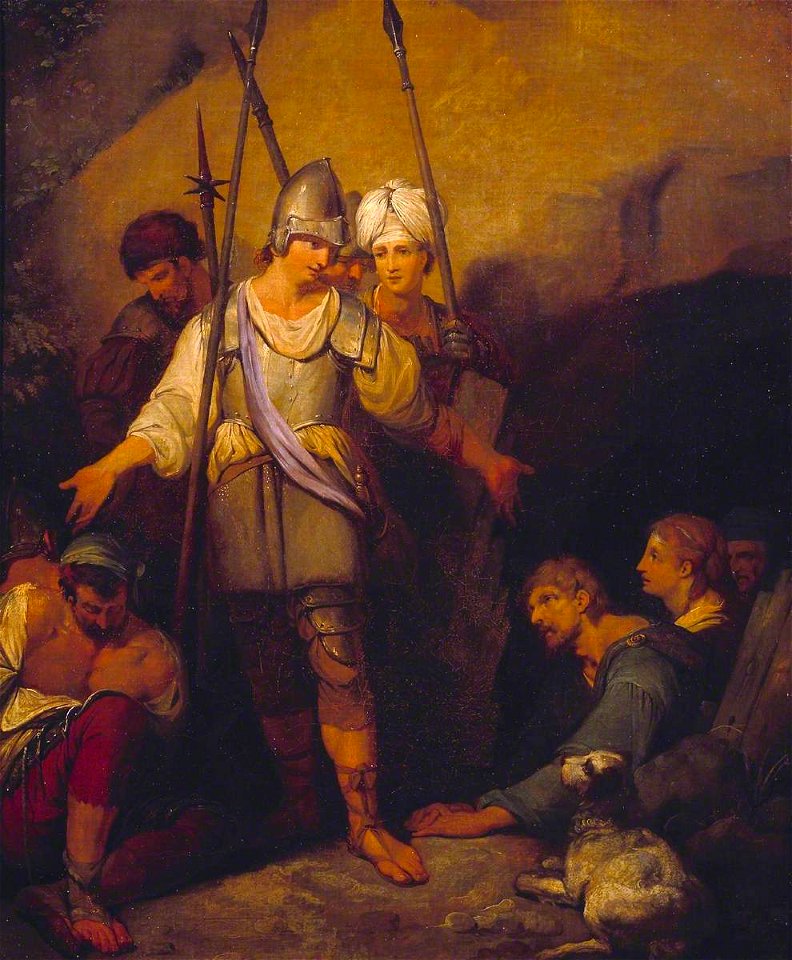 John Hamilton Mortimer (1740-1779) - III. The Hero Rescues the Prisoners - N05839 - National Gallery