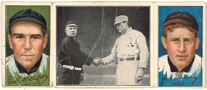 John J. Murray-Fred Snodgrass, New York Giants, baseball card portrait LCCN2008678535