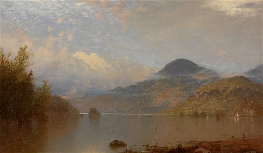 John Frederick Kensett - Lake George, Black Mountain - 20.029 - Rhode Island School of Design Museum
