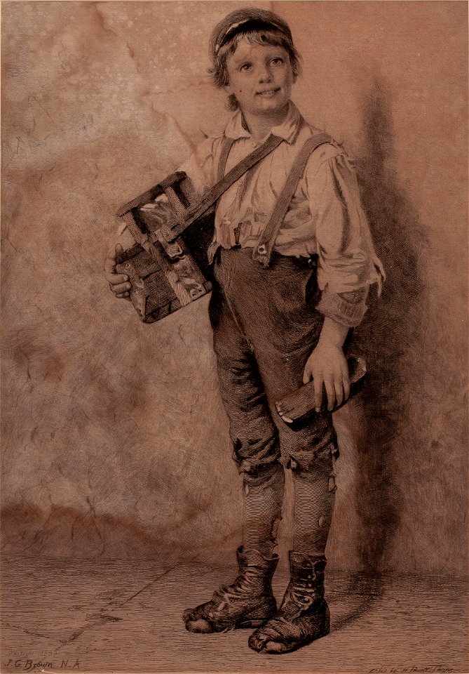 John George Brown - Shoe Shiner
