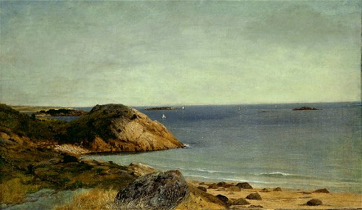John Frederick Kensett - Rocky Coast - 1996.444 - Art Institute of Chicago