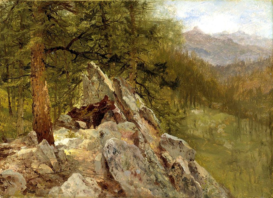 John Frederick Kensett - Western Landscape - 1967.136.5 - Smithsonian American Art Museum