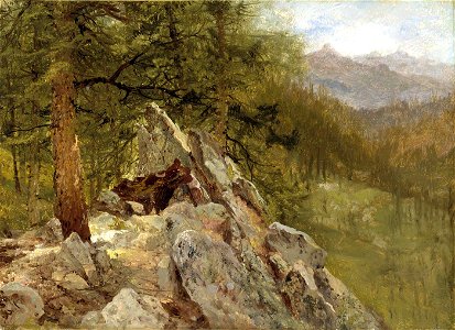 John Frederick Kensett - Western Landscape - 1967.136.5 - Smithsonian American Art Museum